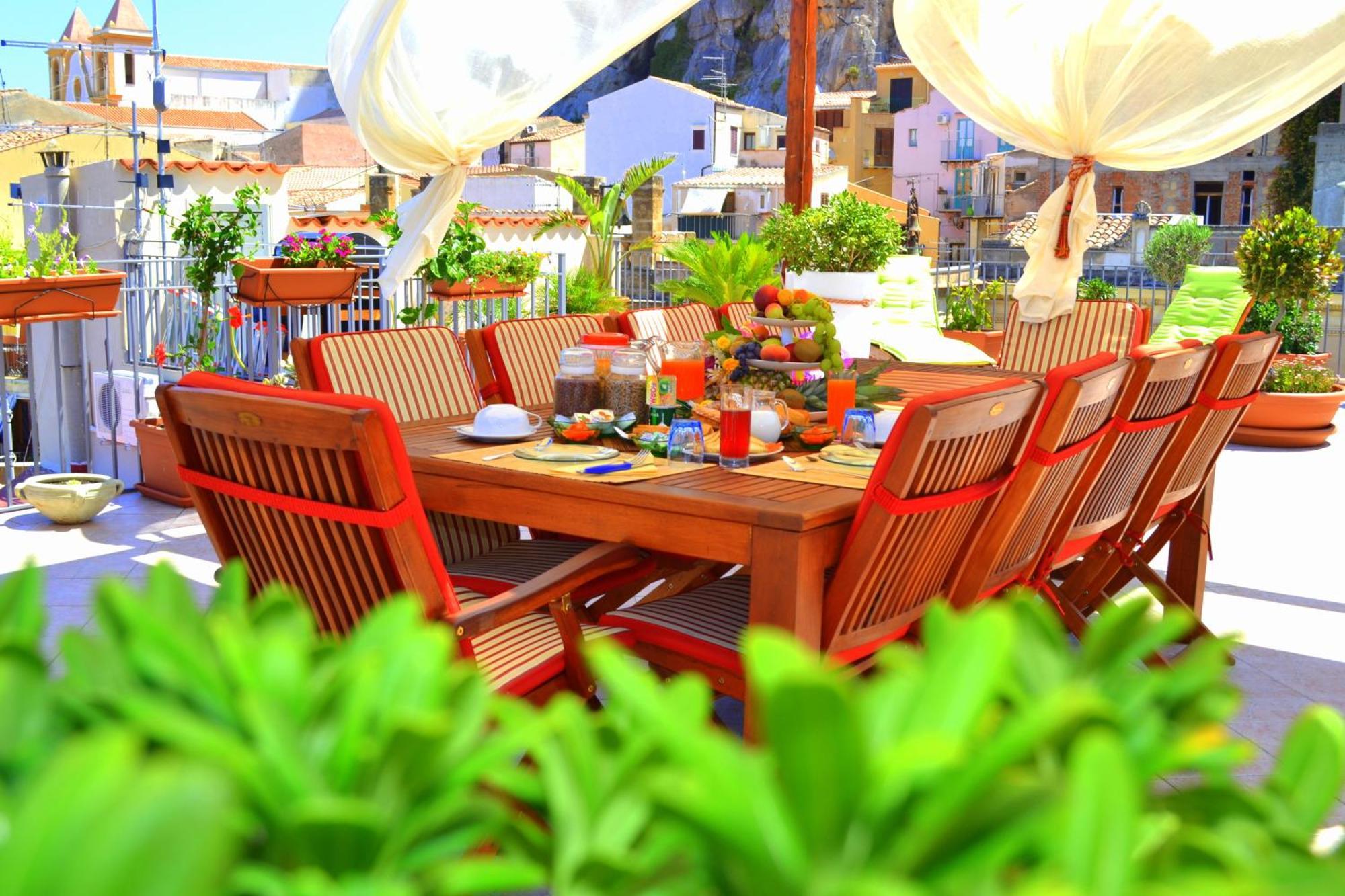 Scirocco Bed & Breakfast Cefalu Bagian luar foto